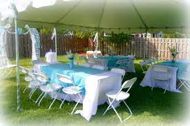 Decorating For A Summer Wedding Lisa S Creative Designs Small Backyard Wedding Wedding Backyard Reception Cheap Backyard Wedding