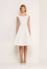Max Mara Knee Length Wedding Dress Short Bridal Gown Short Wedding Dress