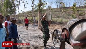 Area sawah desa srawung, kec. Terkendala Air Tmmd Di Desa Srawung Gesi Sragen Tetap Berjalan Times Indonesia