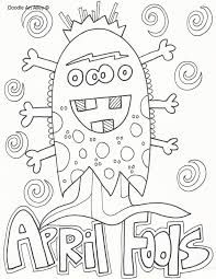 I try to make it very easy for you to get the free page you need! April Fools Day Coloring Pages Doodle Art Alley