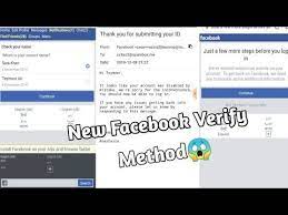 How To Verify Facebook Id 2020 Verify Facebook Id Provide A Photo Of Problem Solved Solving Verify
