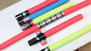 It does not share the polished and sleek looks of other jedi and sith sabers. Pool Noodle Lightsaber An Easy Craft For Star Wars Day