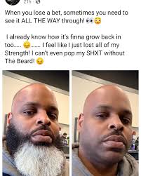 Shaving the beard is wild 😭 😭 😭 😭