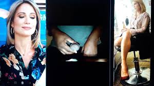 Amy Robach Cum Tribute: American Footjob MILF Porn