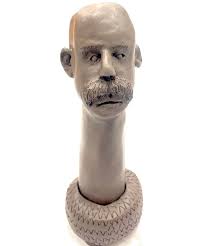 Frederick Eames, high fire clay, 6"