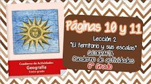 • en conmemoración a sus 40 años, cuadernos de geografía: Libro De Geografia 2020 6 Grado Contestado Pagina 11 Cute766