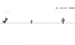 Sabes el origen del dinosaurio de Chrome? Google lo reveló