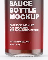 Bbq Sauce Bottle Mockup In Bottle Mockups On Yellow Images Object Mockups
