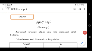 Cukup meletakkan kata tanya di depan suatu kalimat tanpa perlu menambah kata yang lain (tidak seperti dalam bahasa inggris). Kata Tanya Materi Bahasa Arab Kelas 4 Januari Minggu Ke 3 Youtube