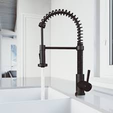 Only popular faucet brands can manufacture the no doubt, pfister manufactures some of the best high end kitchen faucets. Vigo Edison Pull Down Single Handle Kitchen Faucet With Optional Soap Dispenser Reviews Wayfair
