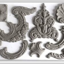 Classical Elements Decor Moulds Iron Orchid Designs Kristi Kuehl Pure Home Paint Cling On Brush Iron Orchid Designs Elements Paper Clay