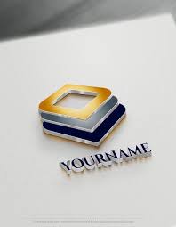 Free 3d Logo Maker Online Layered Squares Logo Design Star Logo Design Business Logo Design Free Logo