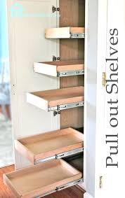 kitchen organization pull out shelves