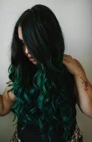 37 New Ideas Hair Color Highlights Green Dark Green Hair Green Hair Ombre Green Hair