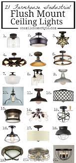 21 Farmhouse Industrial Flush Mount Ceiling Lights Flush Mount Ceiling Lights Basement Lighting Low Ceiling Lighting