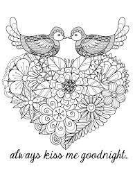 55 pictures to color on the theme of love (hearts, animals, flowers… by acb | adult coloring books paperback $7.95. 20 Free Printable Valentines Adult Coloring Pages Nerdy Mamma