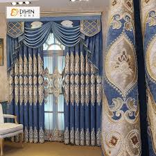The next step is to properly hang the panels. Valance And Blackout Curtain Sheer Window Curtain For Living Room Dihinhome Home Textile