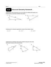 Big ideas math algebra 1: 9 5 Homework Advanced 2 Name 9 5 Date Advanced Geometry Homework In Exercises 1 And 2 Find Sin R Sin S Cos R And Cos S Write Each Answer As A Course Hero