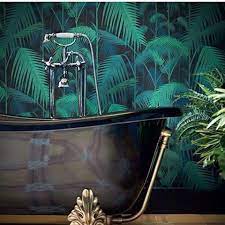 Cole Son Palm Jungle Wallpaper Removable Wallpaper Australia Wallpaper Walls Decorative Wallpaper Bathroom Wallpaper Jungle Wallpaper Tropical Bathroom