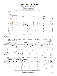A great collection of new and classic standards in christian music, including: Amazing Grace My Chains Are Gone Solo Guitar Print Sheet Music