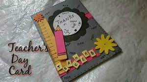 The supplies are easily available. Diy The School Designs Teachers Card Making