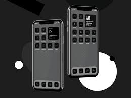 Now with the ios 14 version of iphone, customize of home screens is possible and very easy. Minimalist Grayscale Smartphone Themes Ios 14 Icons