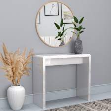 Console tables turning into dining tables in just a few steps to always have space for your guests. Slim Gloss Console Table In White Tiffany Furniture123