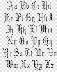 ✓ click to find the best 8 free fonts in the old english tattoo style. Lettering Old English Latin Alphabet Tattoo Flash Transparent Background Png Clipart Hiclipart