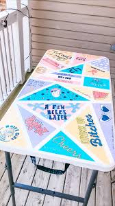 Painted Beer Pong Table In 2020 Beer Pong Table Diy Beer Pong Table Painted Diy Beer Pong Table