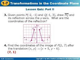 Answer as many of the ten questions as you can, scroll down to the bottom of the page and. 1 7 Transformations In The Coordinate Plane A