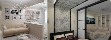 Die wohnung hat ein wohnzimmer, ein schlafzimmer, ein bad, eine küche und einen flur. Wie Man Ein Zimmer In Zwei Zonen Teilt Ein Schlafzimmer Und Ein Wohnzimmer Foto