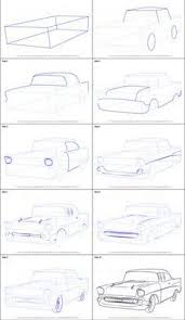 You can draw it freehand while looking at your computer monitor, or you can print out this page to get a closer look at each step. 20 Drawing Car Step By Pencil How To Draw Car Do It Before Me