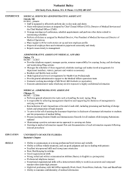 Medical Administrative Assistant Resume Samples Velvet Jobs