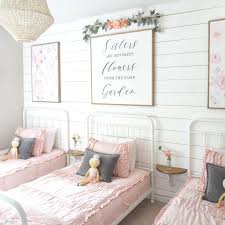 Shared Floral Bedroom For Girls Shared Girls Bedroom Shared Girls Room Floral Bedroom