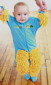 Put Your Freeloading Baby To Work With The Baby Mop Rock Baby Clothes Crawling Baby Rock Baby