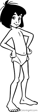 For boys and girls, kids and adults, teenagers and toddlers, preschoolers and older kids at school. Mowgli From The Jungle Book Coloring Page Coloringall