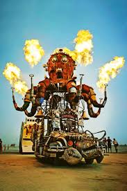 El Pulpo Mecanico Artist Duane Flatmo Photo Scott London Burning Man Art Burning Man Burning Man Festival