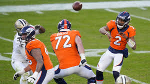 Pfr home page > teams > denver broncos > 2020 statistics & players. Broncos Kendall Hinton Qb Experiment Falls Short Against Saints Defence Sportsnet Ca