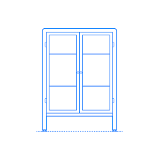 Any door over 48 in height, will have a. Ikea Besta Storage Combination Tall 6 Door Glass Middle Dimensions Drawings Dimensions Com