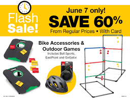 Fred Meyer Flash Sale Save 60 On Bike Accessories Outdoor Games 6 7 Only Thecouponproject Sponsored Fredmeyer Kroger Bike Accessories Bike Buy Bike