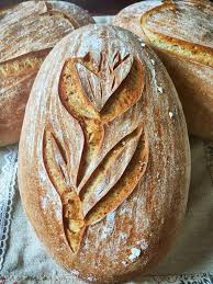 Tulip Scoring Pattern Breadl Bread Scoring Bakery Bread Homemade Baked Bread