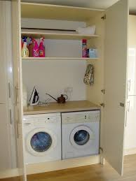 A huge round up of the best storage ideas and solutions for small homes and apartments! 40 Super Clever Laundry Room Storage Ideas Laundry Cupboard Laundry Room Design Diy Cupboard