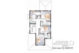 Discover The Plan 2889 V1 Oak Lane 2 Which Will Please You For Its 3 4 Bedrooms And For Its Contemporary Styles House Plans Floor Plans Three Bedroom House
