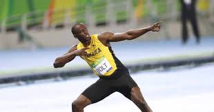 Usain bolt mit seiner neuen bestzeit über 150 meter. Leichtathletik Usain Bolt Reagiert Auf Us Wunderkind Erriyon Knighton