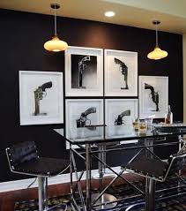 Dark oak flooring, wall panels and ceiling planks make up most of the general surface, while the other parts of the walls and ceiling are painted in white. 100 Man Cave Decor Ideas For Men Masculine Decorating Designs