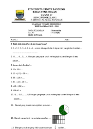 Periksa kembali pekerjaanmu sebelum diserahkan pada pengawas. Top Pdf Soal Matematika Kelas 4 123dok Com