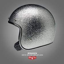 Bonanza Helmet Brite Silver Mf Biltwell Helmet Open Face Helmets Helmet