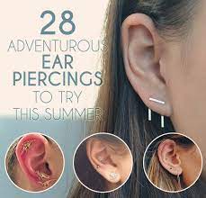 28 Adventurous Ear Piercings To Try This Summer Ear Piercings Piercings Cute Piercings