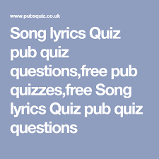 Displaying 22 questions associated with risk. 39 Song Lyric Quiz Questions