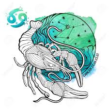 Cancer signs may seem prickly and standoffish at first meeting, once they make the decision to become friends with someone. Cancer Zodiac Sign Horoscope Constellation Stars In Circle Composition Watercolor Royalty Free Cliparts Vectors And Stock Illustration Image 47521033